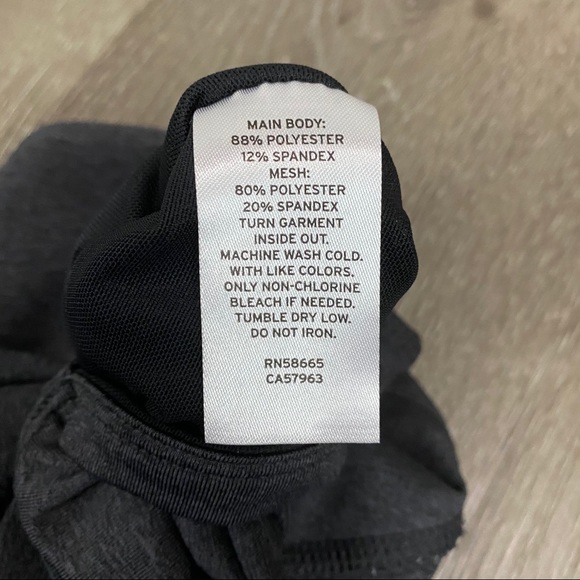 Z by Zella Gray Cropped Leggings w/ Mesh Back Calf - Picture 9 of 13